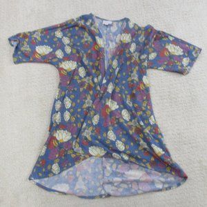 LulaRoe Open Cardigan Womens 3 Floral Open Cardigan Cold Weather